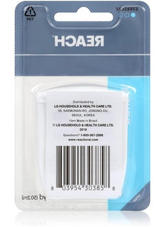 REACH Unflavored Waxed Dental Floss 55 Yds Pack Of 10  - Image 2