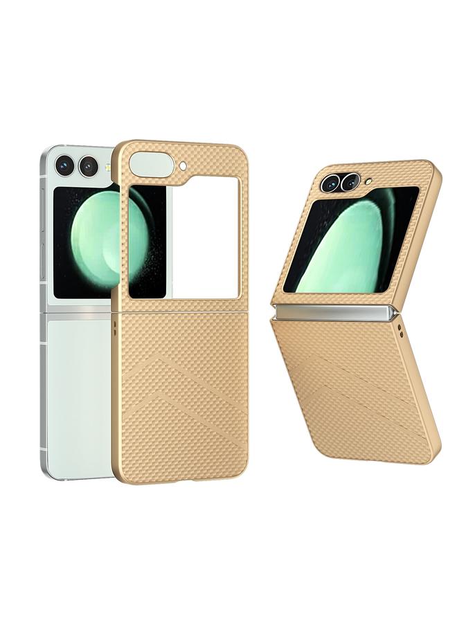 S-TOP Case For Samsung Galaxy Z Flip6 5G Wave Pattern Matte PC Phone Case - Image 1