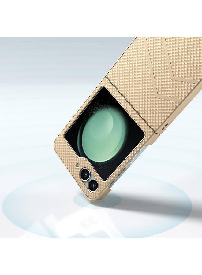 S-TOP Case For Samsung Galaxy Z Flip6 5G Wave Pattern Matte PC Phone Case - Image 4