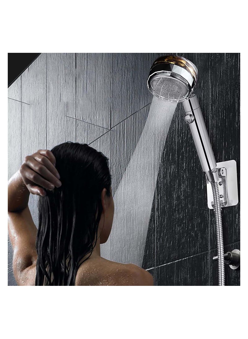 Zikra High Pressure Water Saving Shower, Rotating Water Saving Shower Head - Image 4