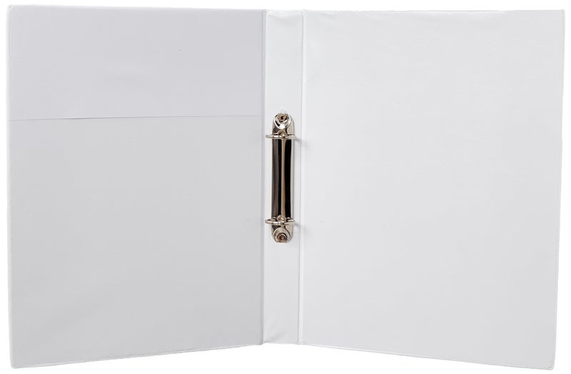 A4 Ring Binder 2 Ring O Shaped 4 cm White - Image 2