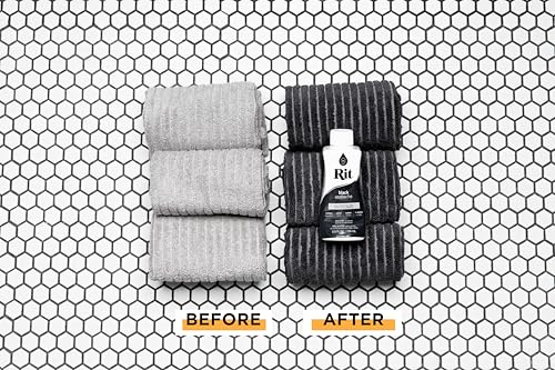 Rit Dye 88150 All Purpose Liquid Dye, Black, 8 Fl Oz (Pack of 1) - Image 5