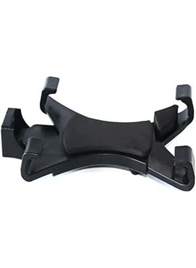 Tablet Tripod Stand with Plastic Clamp for Live Streaming Desk and Outdoor Use Black - Image 1