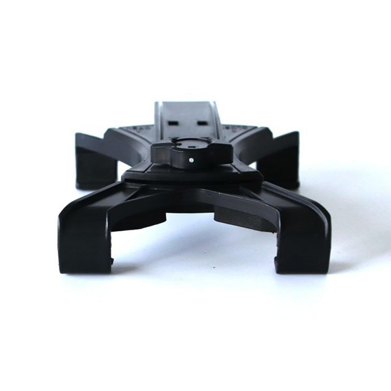 Tablet Tripod Stand with Plastic Clamp for Live Streaming Desk and Outdoor Use Black - Image 4