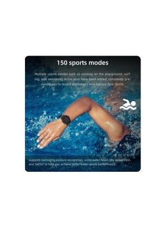 Mibro GS Active Smartwatch 1.3 Inch AMOLED Display GPS Global Positioning System 10 Axis Motion Senor Seek Beats Seek Beats Exercise Algorithm 24-Hour Health Management Dual Strap (Gray)  - Image 2
