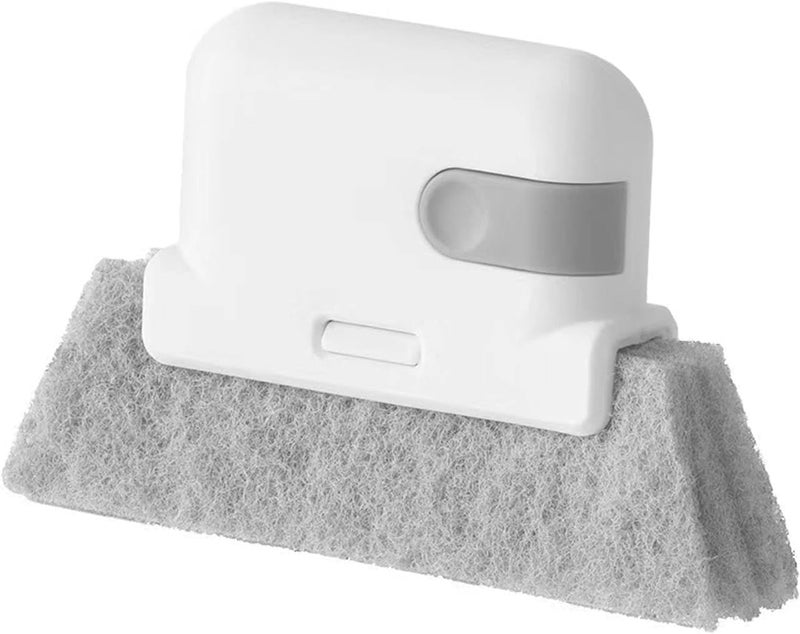 POPLEY 2-in-1 Window Slot and Track Cleaning Brush - Multifunctional Dust Remover for Window Slides, Gaps, and Sliding Doors, Double-Sided Net Cleaner with Dust Collector - Image 1