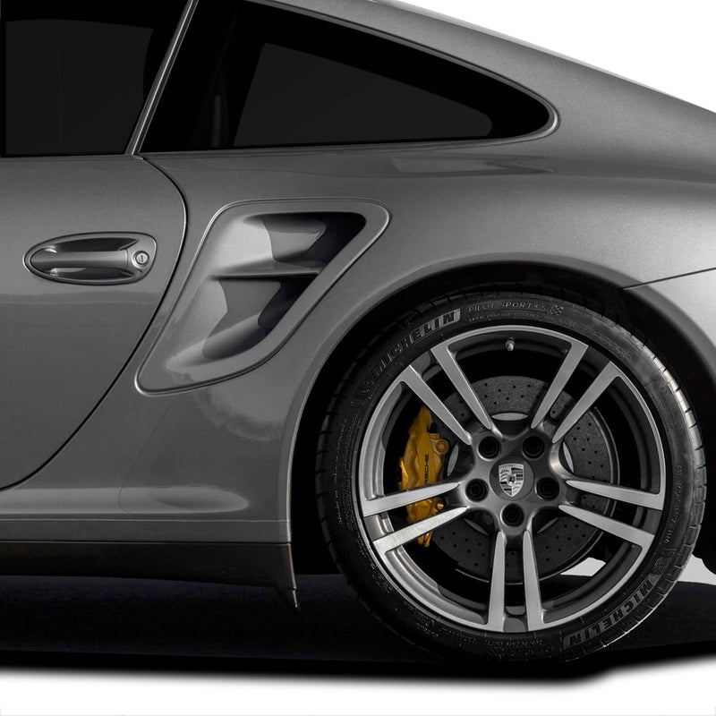 شريط فينيلي شفاف من Stone Guard متوافق مع سيارة Porsche 911 Turbo/GT2 طراز 997 (2007-2012) وفيلم الحماية PPF من 3M | شرائط تزيين للجانبين الأيسر والأيمن للسيارة - Image 1