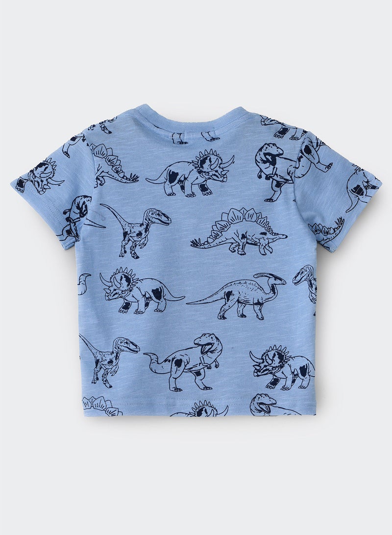 JAM Round Neck Aop Knit T-Shirt - Image 2