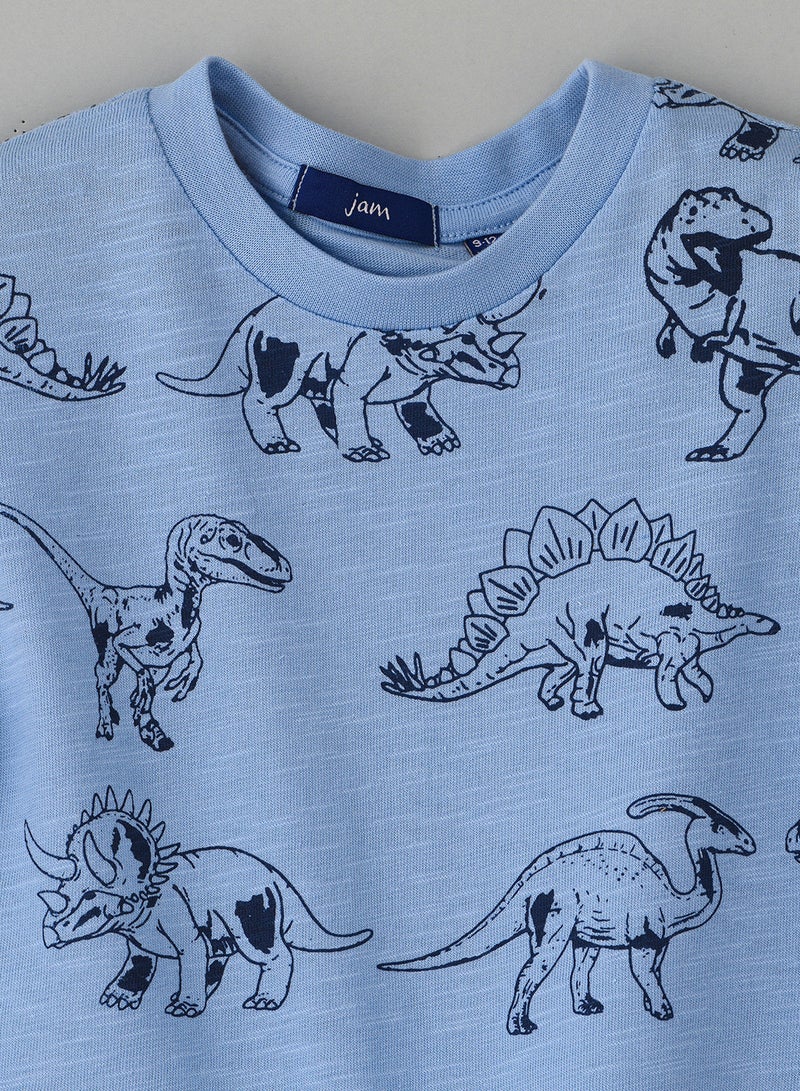 JAM Round Neck Aop Knit T-Shirt - Image 3