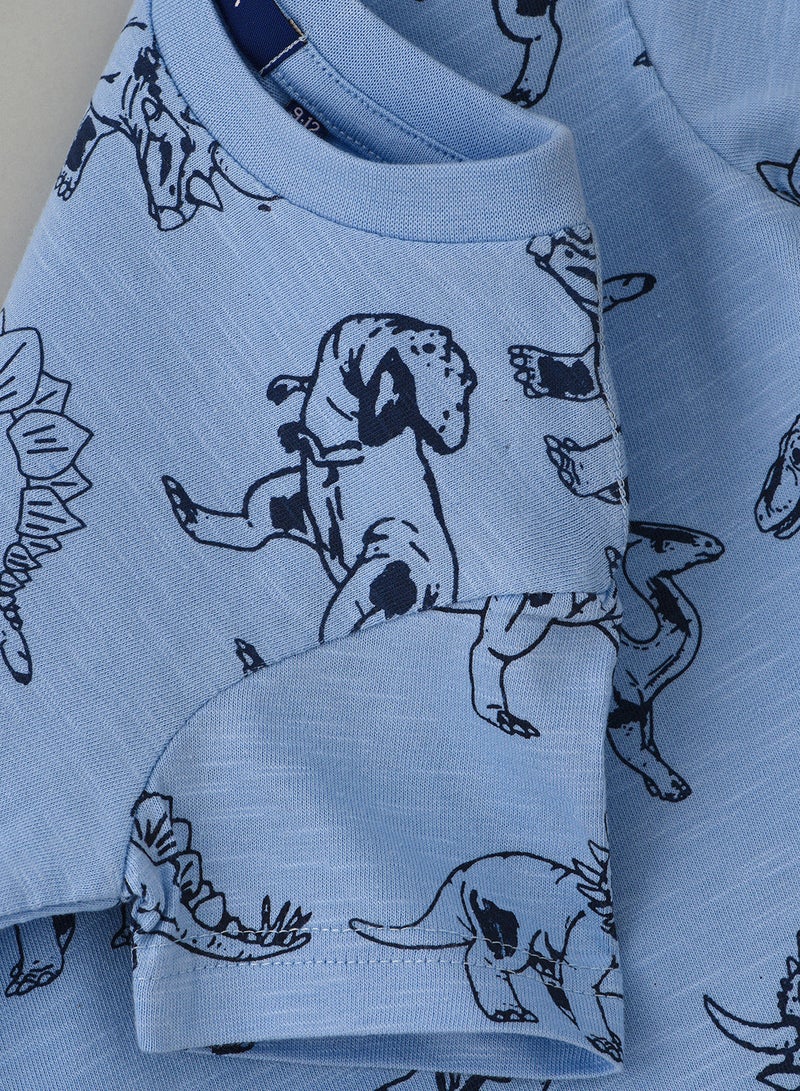 JAM Round Neck Aop Knit T-Shirt - Image 4