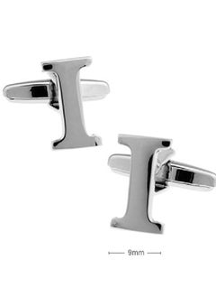 Personalized Fashion English Letter I Shape Cufflinks Mens French Shirt Cufflinks For Wedding