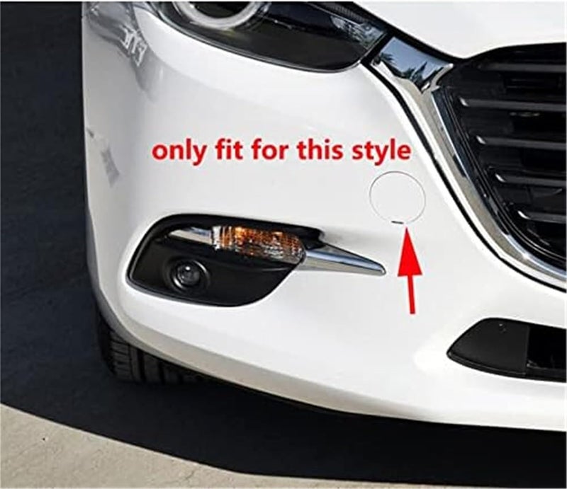 Yurefax Tow Hook Eye Cover for Mazda 3 Axela - Image 4