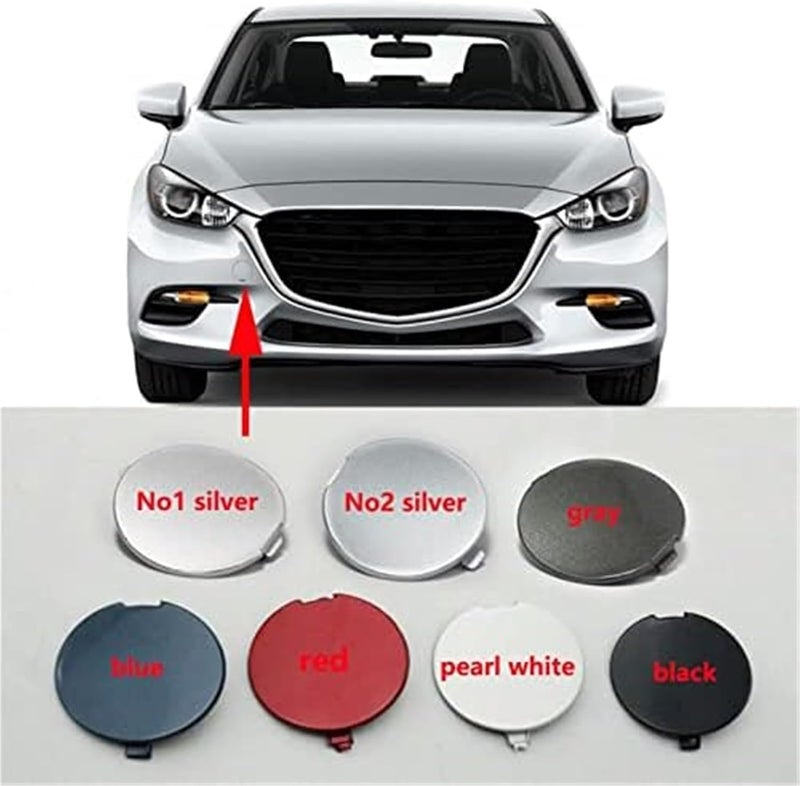 Yurefax Tow Hook Eye Cover for Mazda 3 Axela - Image 3