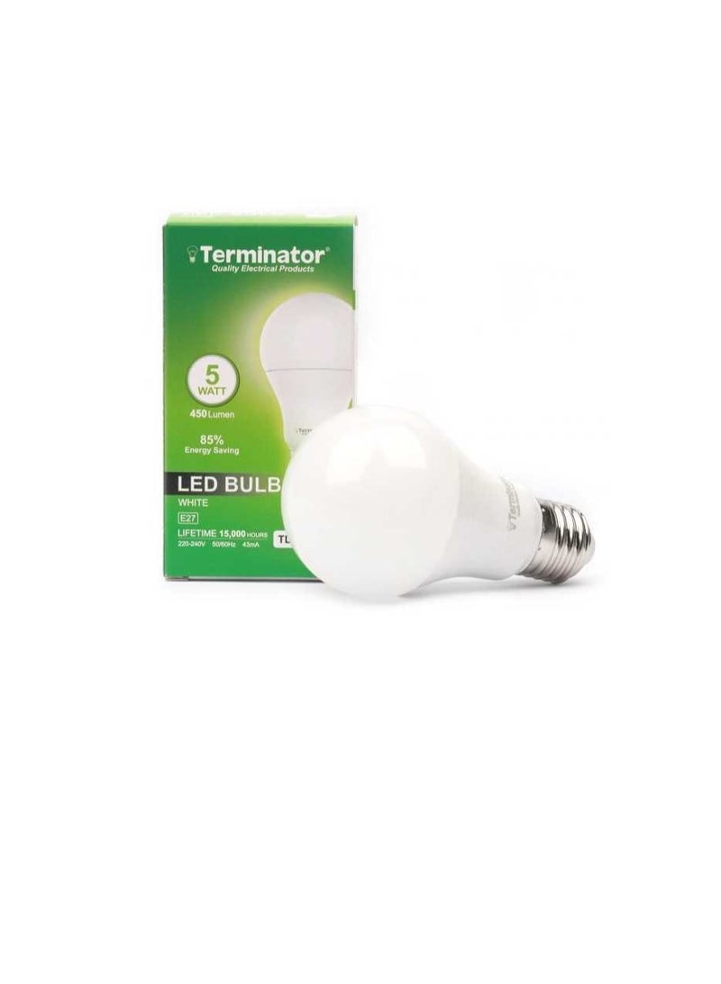 Terminator 5W LED Day Light E27 - Image 1