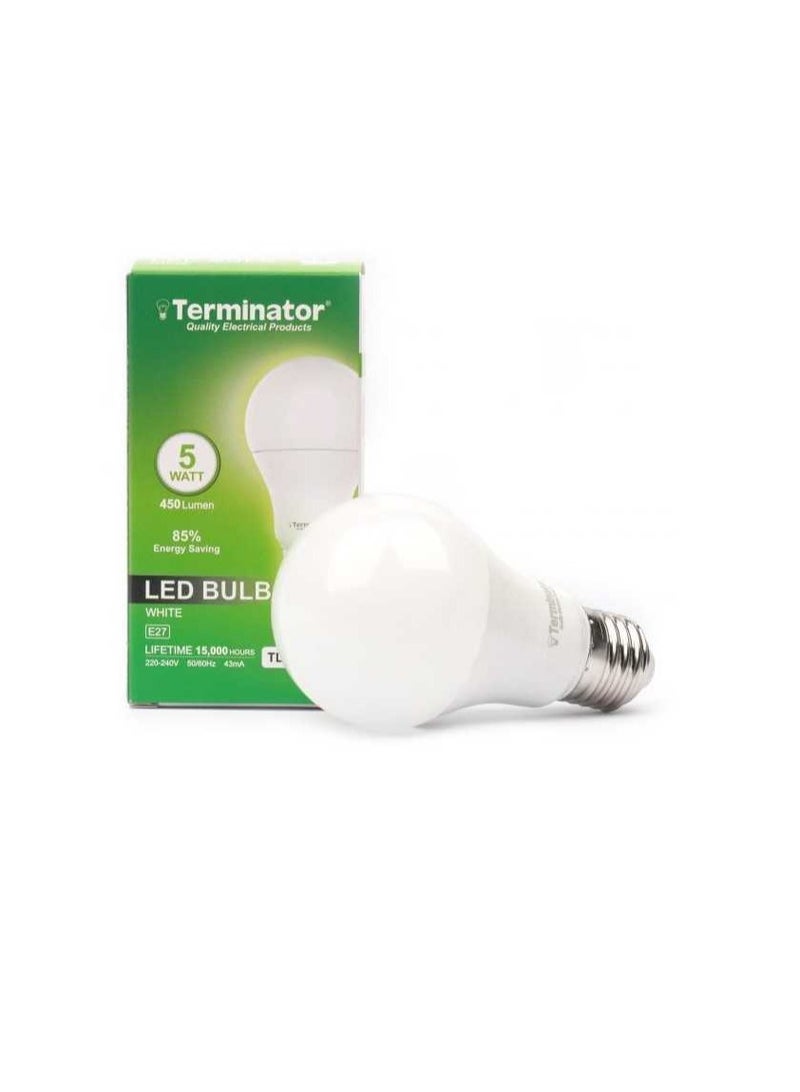 Terminator 5W LED Day Light E27 - Image 2
