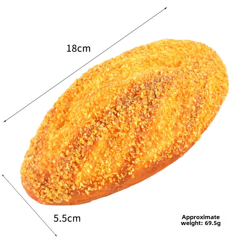Realistic Caterpillar Bread Cake Model Oatmeal bread 