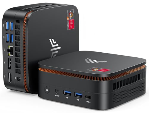 KAMRUI Pinova P1 Mini PC, W-11 Pro AMD Ryzen 4300U(Beat 10110U/N150/N95 up to 3.7GHz), 16GB RAM 512GB SSD Mini Desktop Computer Support 4K HDMI+DP+Type-C/WiFi/BT for Business Home Office Mini pc - Image 1