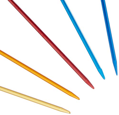 Addi Colibri Double Pointed Needles, Multi-Colour 15cm 2.5mm, Aluminium, Multicolour, 15cm x 2.5mm - Image 2