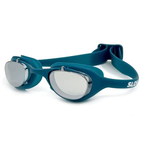SLOVIC Swimming Goggles for Man [Blue] | Swimming Goggles for Women | Anti-Fog & UV Protected Swimming Glasses for Men & Women | Unisex Swimming Accessories | Leaf-Proof Goggle with Adjustable Straps - Image 1