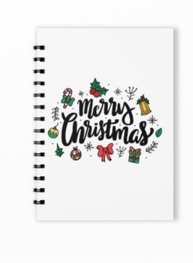 LIT Christmas Notebook Spiral Hardcover