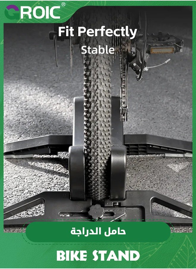 GROIC Bike Parking Stand,Bike Stand Indoor Bike Stand Floor Bicycle Rack,Display Stand Bike Storage Rack,Bicycle Parking Rack, Portable Bike Storage Stand  - Image 3