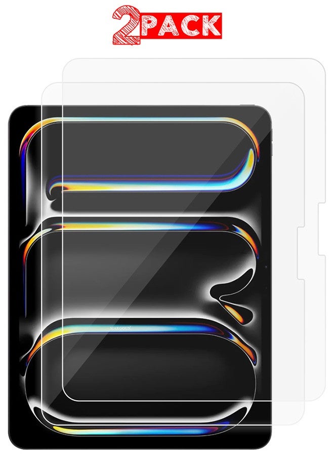 DUSALA for Apple iPad Pro 13 2024 (M4) 2Packs Premium Screen Protector Tempered Glass 13 inch Clear - Image 1