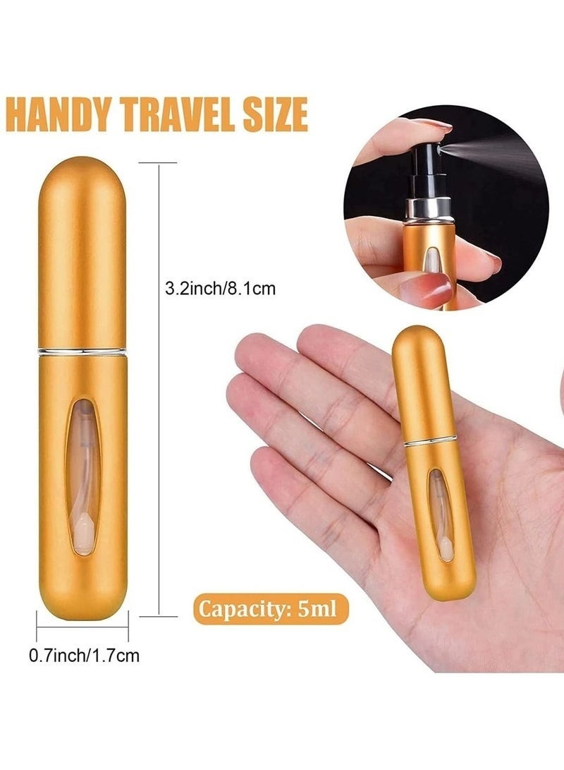 Gloryful Perfume Spray Bottles Refillable with Box 1 Piece (Yellow), Portable Empty Small Perfume Atomizer Spray Bottle, Scent Container for Night Out and Daily Use - Image 3