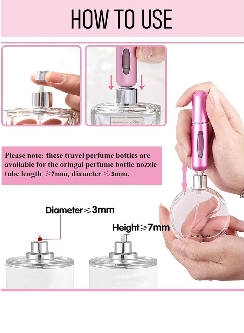 Gloryful Perfume Spray Bottles Refillable with Box 1 Piece (Yellow), Portable Empty Small Perfume Atomizer Spray Bottle, Scent Container for Night Out and Daily Use - Image 4