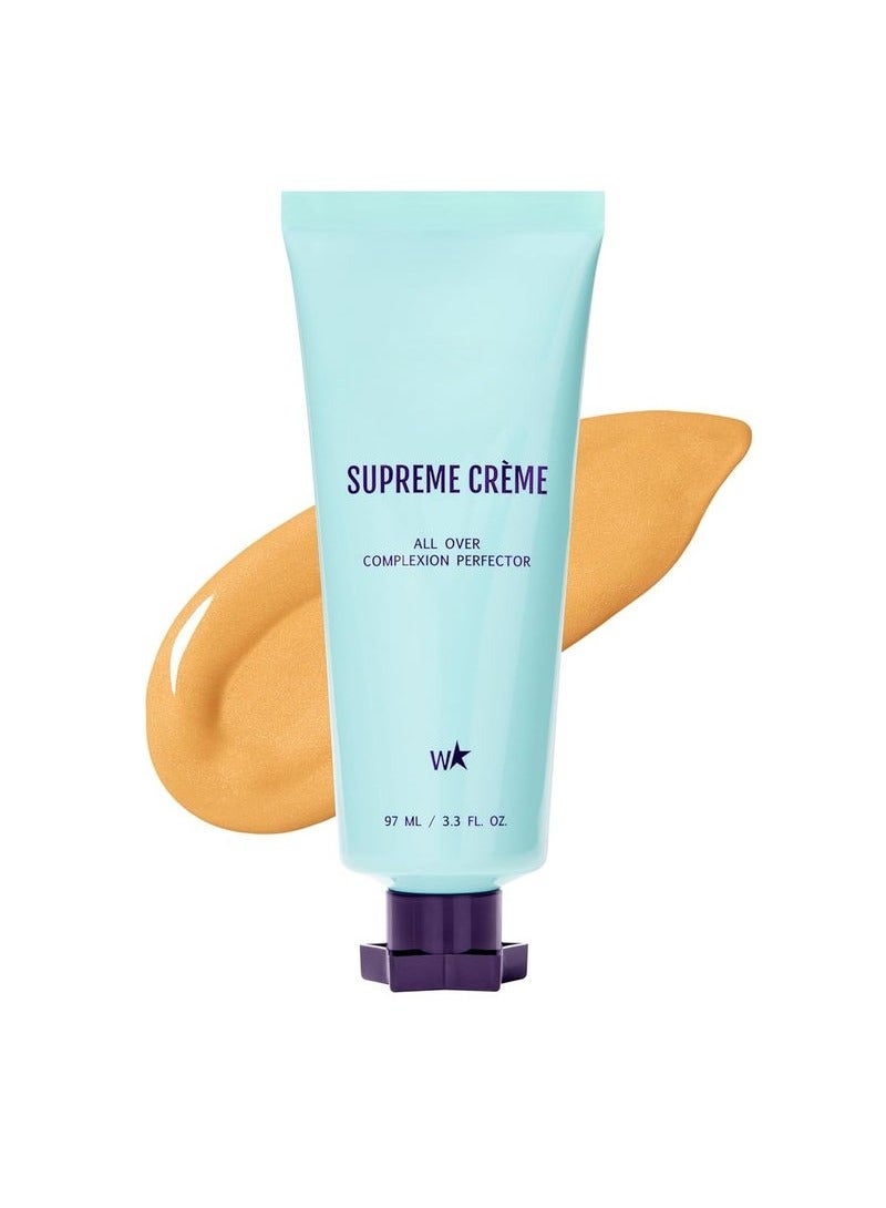 ويست مور بيوتي Supreme Cream All-Over Complexion Perfector - مؤسسة كريم CC طويلة الأمد - لون جلد مقاوم للماء ومقاوم للنقل - 3.3 أوقية (متوسطة) - Image 1