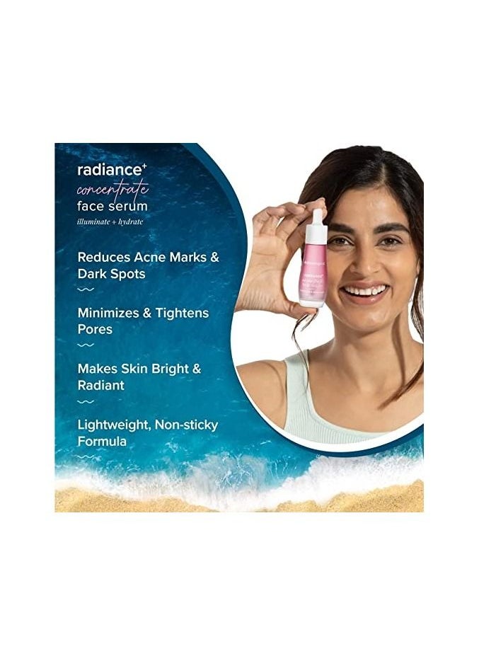 Aqualogica - Aqualogica Radiance+ Concentrate Face Serum With Watermelon & Niacinamide For Radiant Look, 30ml - Image 1