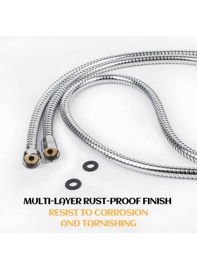 Klabb Shower Hose 96 inches Extra Long Shower Hose Extension Klabb Stainless Steel Shower Head Hose Extra Long Flexible and Durable with Brass Insert and Nut - Image 1