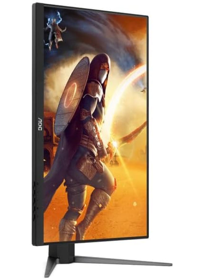 AOC 24G4H Gaming Monitor 23.8-inch Full HD 1920x1080, HDR10, Fast IPS Panel Type, 200Hz Refresh Rate, 0.3ms Response Time, Adaptive Sync Technology, Supports 120Hz on PS5 and Slim / Xbox Series X/S, Height adjustable stand, s Black & Red BLACK &RED - Image 4