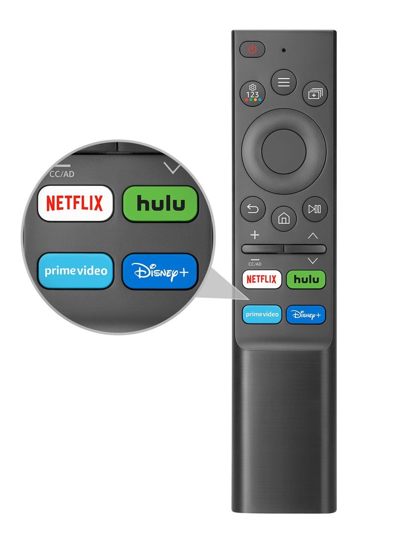 Anmi Samsung TV Remote Control Replacement 2024 - Universal Solar Powered Remote for All Samsung 4K 8K Neo QLED OLED TVs (Frame/Serif/Crystal UHD) - Image 1