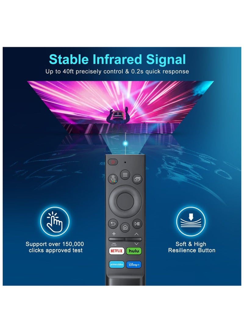 Anmi Samsung TV Remote Control Replacement 2024 - Universal Solar Powered Remote for All Samsung 4K 8K Neo QLED OLED TVs (Frame/Serif/Crystal UHD) - Image 5