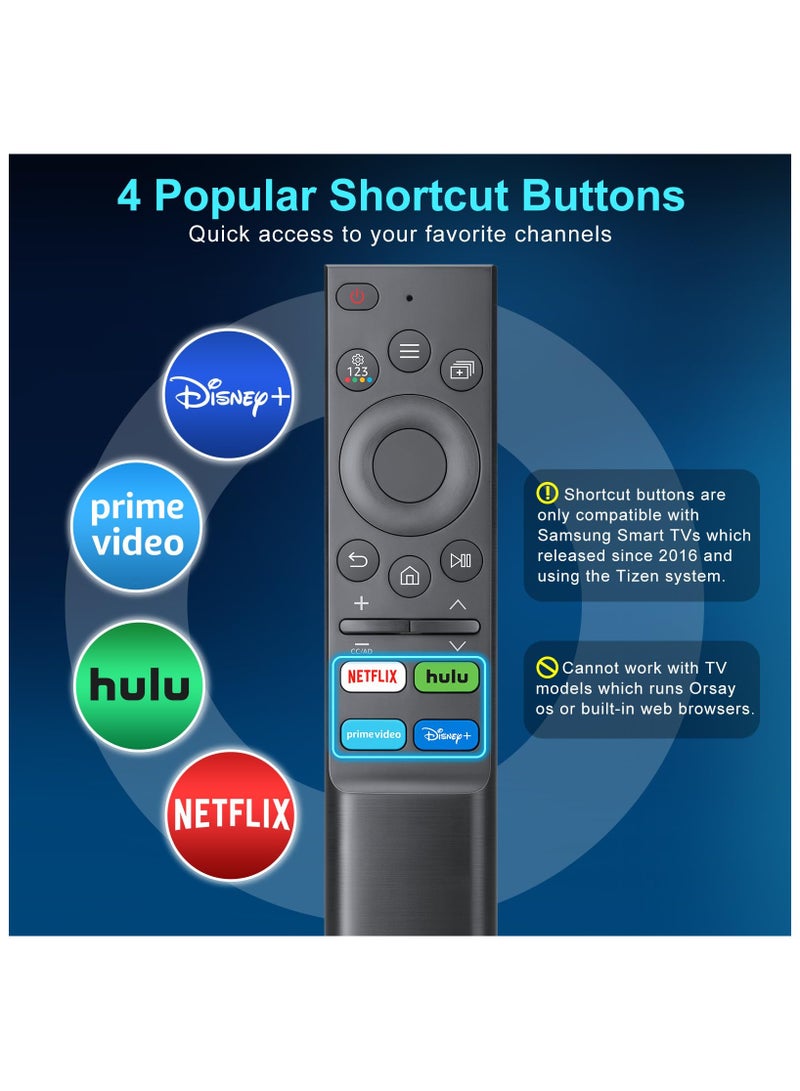 Anmi Samsung TV Remote Control Replacement 2024 - Universal Solar Powered Remote for All Samsung 4K 8K Neo QLED OLED TVs (Frame/Serif/Crystal UHD) - Image 3