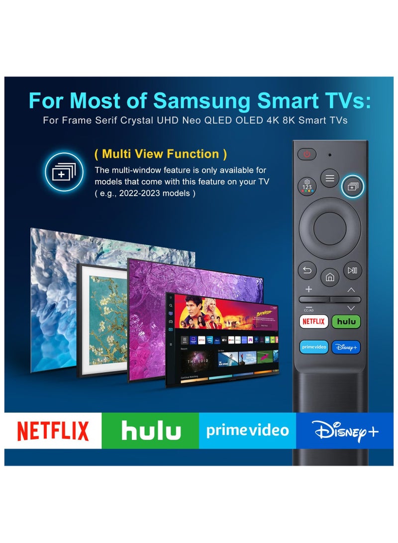 Anmi Samsung TV Remote Control Replacement 2024 - Universal Solar Powered Remote for All Samsung 4K 8K Neo QLED OLED TVs (Frame/Serif/Crystal UHD) - Image 4