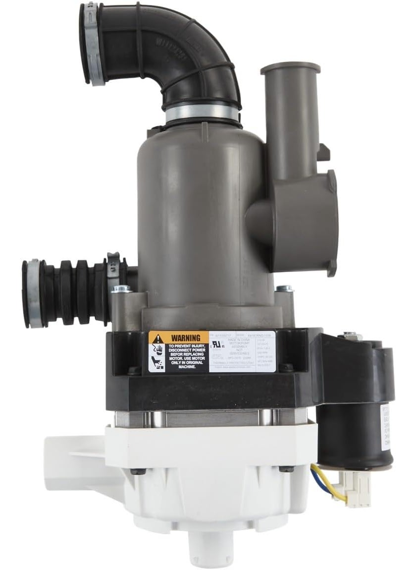 Whirlpool Whirlpool W11414076 Genuine OEM Dishwasher Pump and Motor Assembly Replacement Part  Replaces W11122133  - Image 2