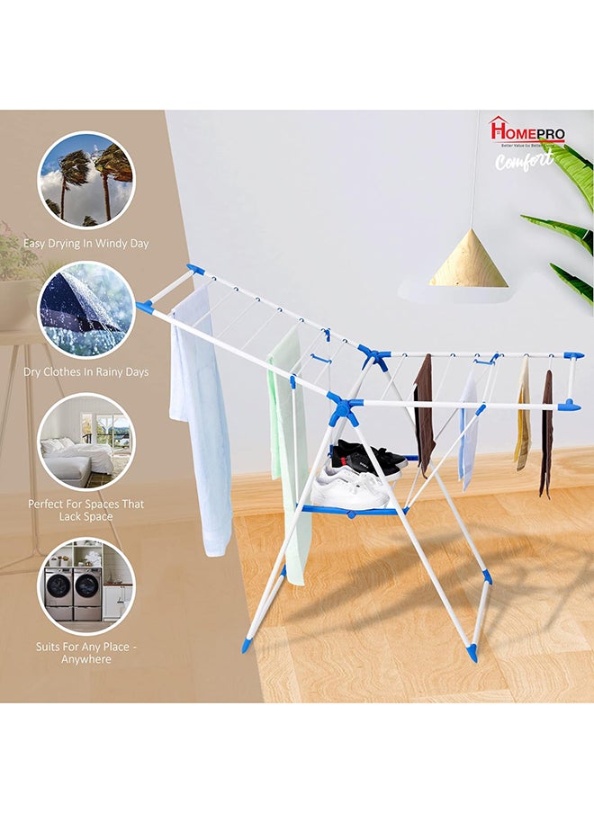 Home Pro - Home Pro Comfort 16M Clothes Drying Rack, Foldable and Portable - Image 1