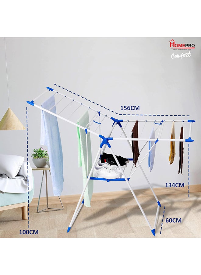 Home Pro - Home Pro Comfort 16M Clothes Drying Rack, Foldable and Portable - Image 1