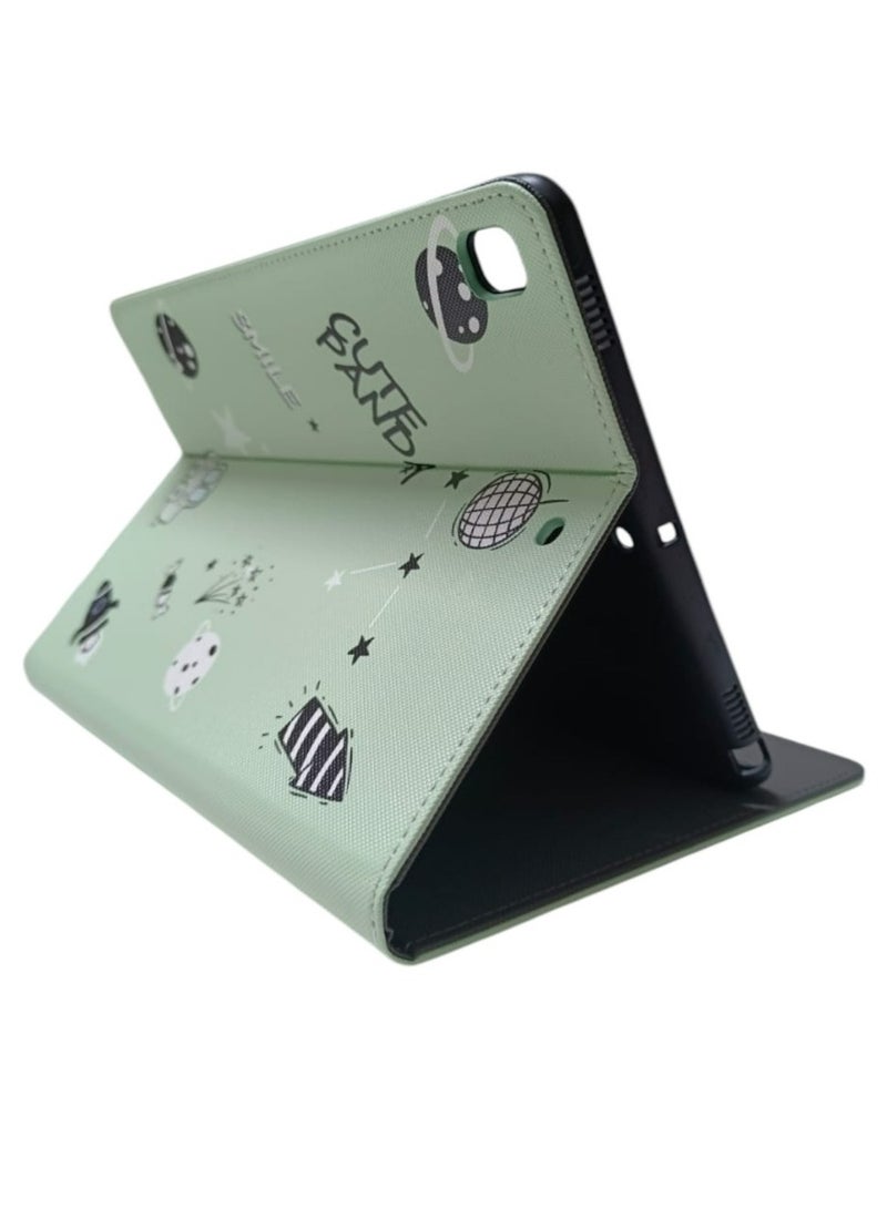 Teddy bear 3D Flip Cover for iPad 9.7 inch 5th/6th Gen Air 1 Air 2 3D Cute Panda Cute Cartoon Doodle PU Leather Flip Case, Auto Wake/Sleep with Pencil Holder Cover for Apple iPad 9.7 inch 5th/6th Gen - Image 5