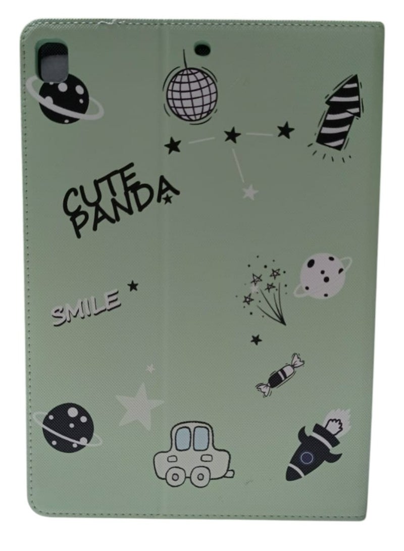 Teddy bear 3D Flip Cover for iPad 9.7 inch 5th/6th Gen Air 1 Air 2 3D Cute Panda Cute Cartoon Doodle PU Leather Flip Case, Auto Wake/Sleep with Pencil Holder Cover for Apple iPad 9.7 inch 5th/6th Gen - Image 3