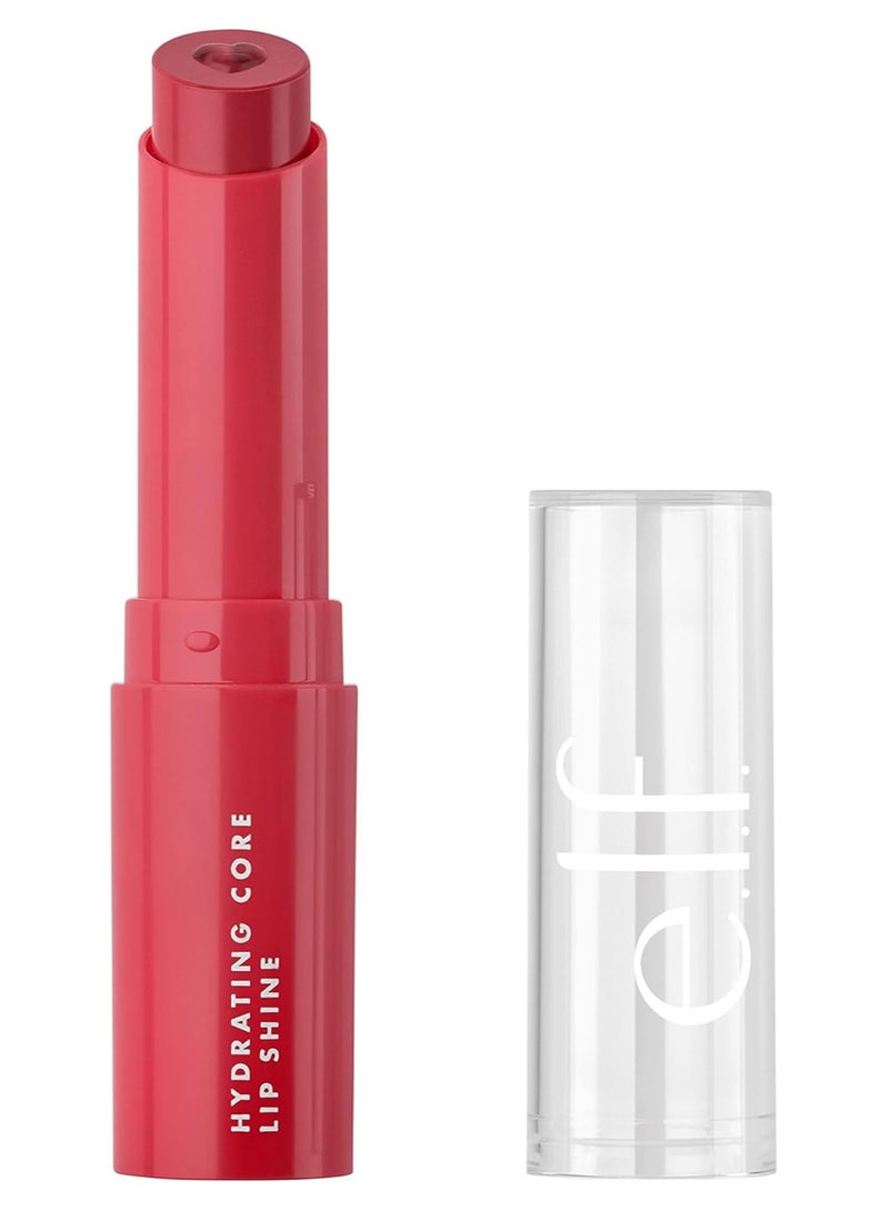 elf Hydrating Core Lip Shine, Sheer Tinted Lip Balm 2.8G Lovely - Image 1