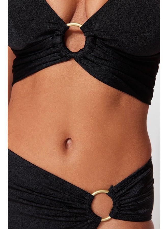 trendyol Black Bralet Accessory High Waist Bikini Set TBESS23BT00073  - Image 5