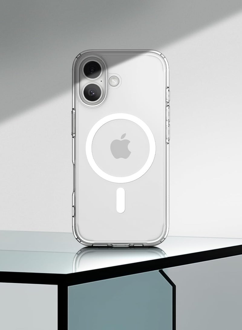 Spigen Ultra Hybrid MagFit iPhone 17 Case Cover with MagSafe (2025) - Clear White - Image 3
