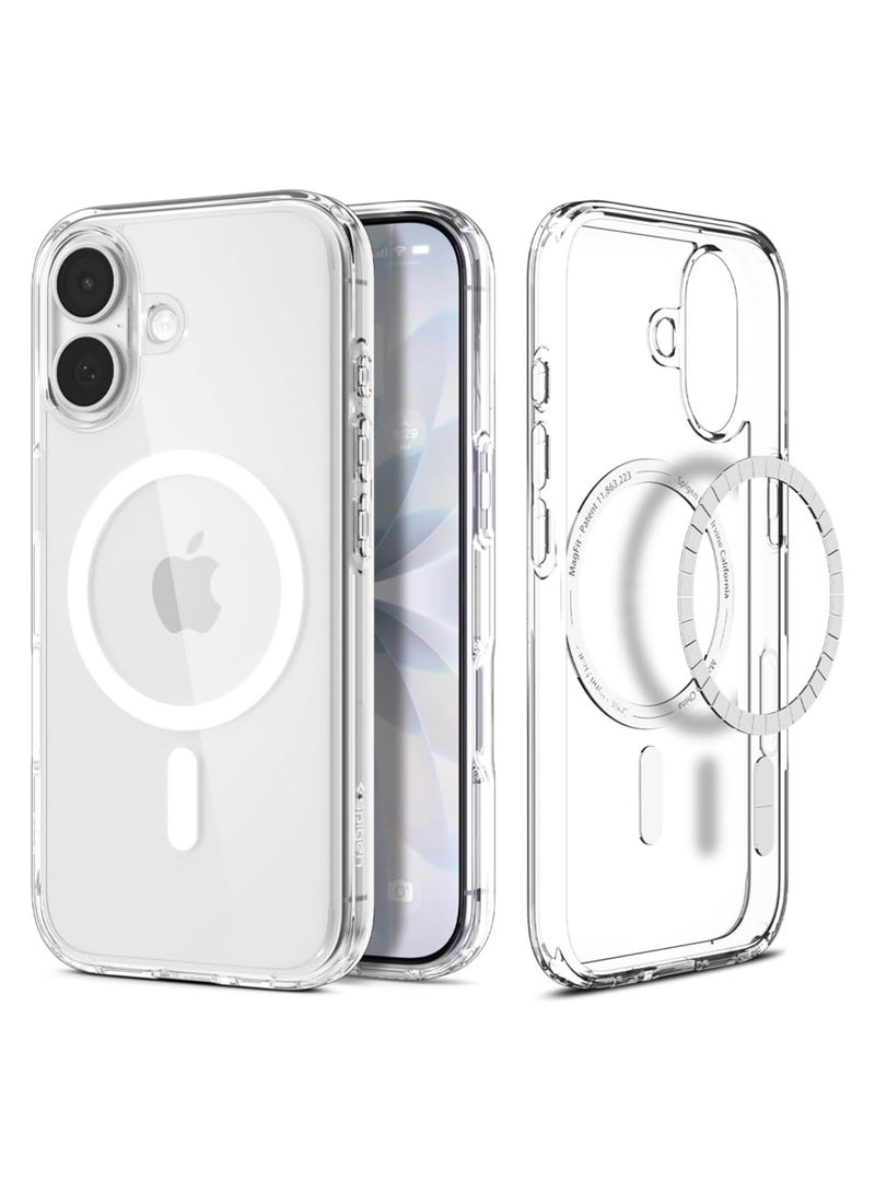 Spigen Ultra Hybrid MagFit iPhone 17 Case Cover with MagSafe (2025) - Clear White - Image 1