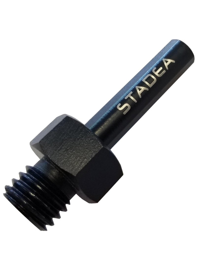 STADEA Stadea ADC105K Core Drill Bit Adapter for Threaded Diamond Hole Saw Core Drill Bit - 3/8" Triangle to 5/8" 11 Male  - Image 1