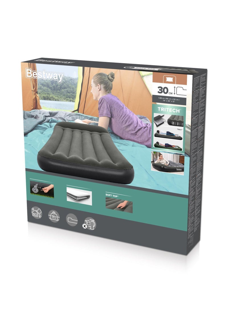 بست واي مرتبة هوائية مزدوجة من تريتيك، 1.88 متر × 99 سم ​​× 30 سم، 67680 - Image 2