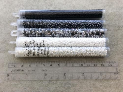 Miyuki Round Seed Bead Size 8/0 22g-tube Silverlined Lt Gold - Image 3