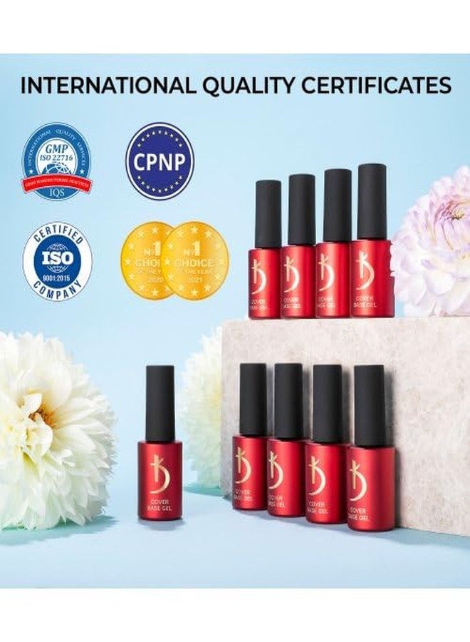 kodi professional Cover Base Flake 7ml. manicure Color Camouflage Gel LED/UV Nail Coat Soak Off (Cover Base Flake 12, 7ml) - Image 5