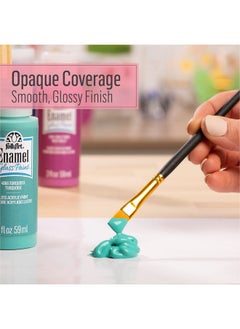 FolkArt 4035 Enamel Paint, 2 Ounce, Clear Medium  - Image 5